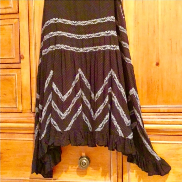 πΊπHPππΊ NWOT Free People Voile & Lace Trapeze Slip Dress - Picture 14 of 16